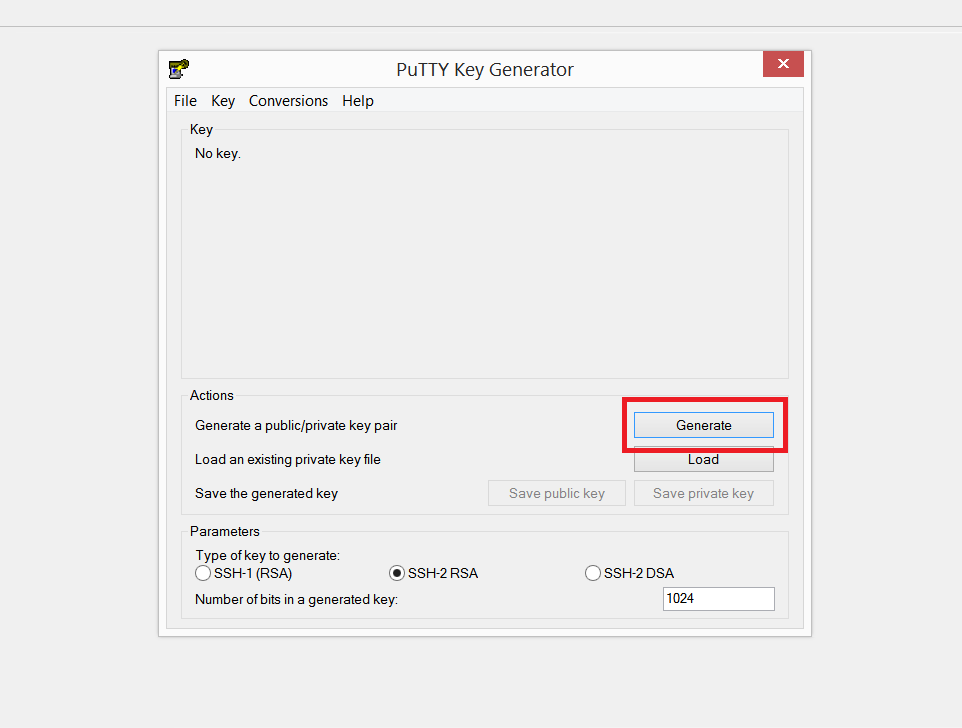 Generate ssh key bitbucket windows